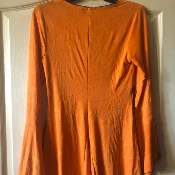Women’s A-List by Wrapper Orange Shirt size large - Picture 4 of 5